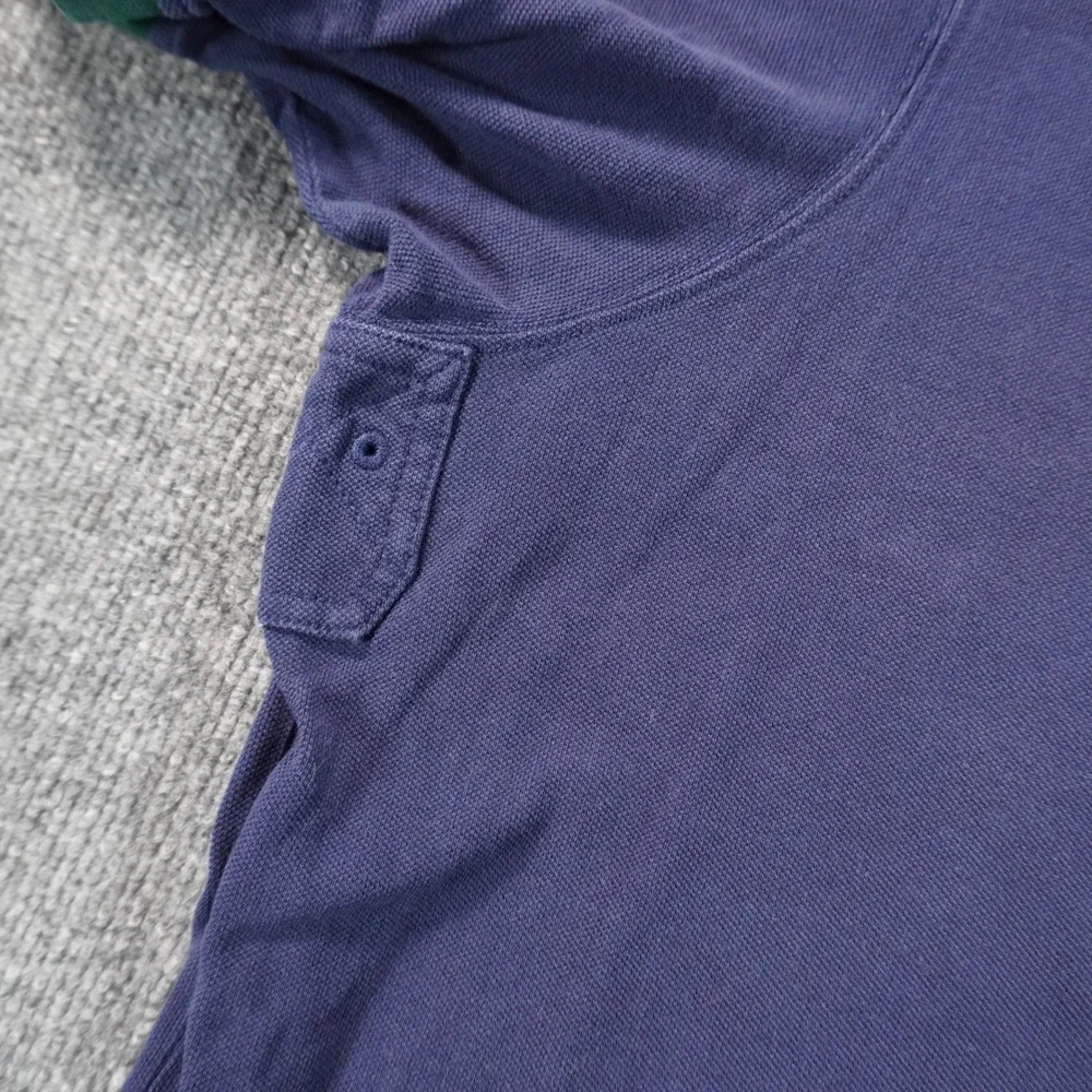 Polo Ralph Lauren Polo Shirt Mens 3XB Navy Blue Green Big Pony Short Sleeve